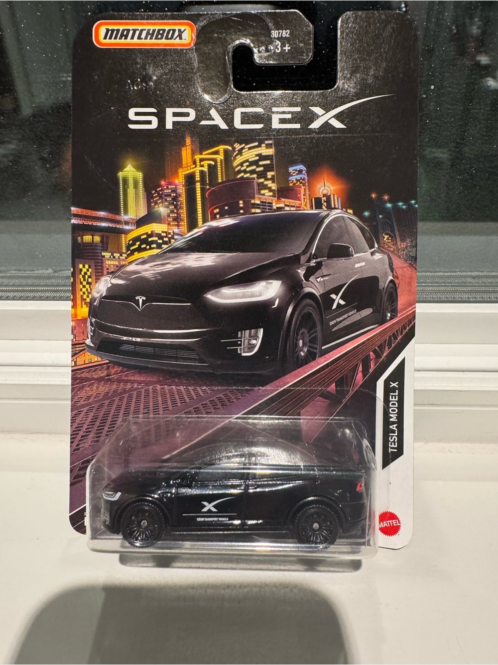 Matchbox SpaceX Tesla Model X Black Die-Cast Vehicle